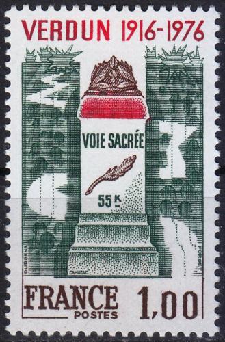 Potovn znmka Francie 1976 Bitva u Verdunu, 60. vro Mi# 1967