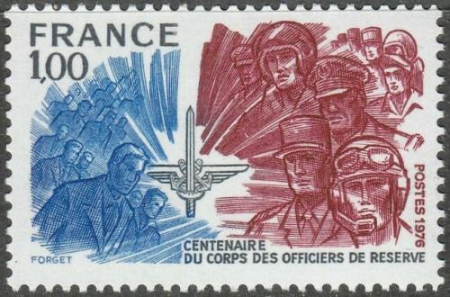 Potovn znmka Francie 1976 Zlon vojsko Mi# 1979