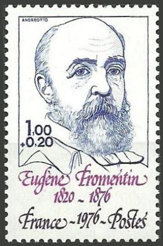 Potovn znmka Francie 1976 Eugène Fromentin, spisovatel Mi# 1990
