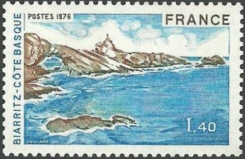 Potovn znmka Francie 1976 Pobe Biskajskho zlivu Mi# 1991