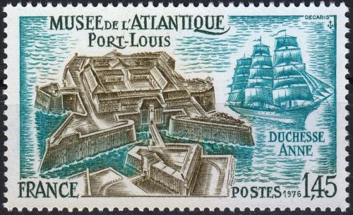 Potovn znmka Francie 1976 Muzeum Atlantiku Mi# 2004 - zvtit obrzek