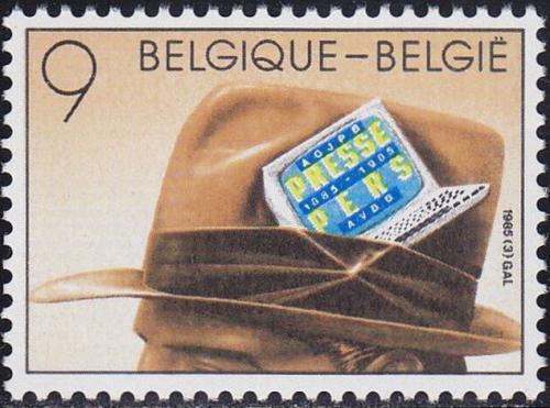 Potovn znmka Belgie 1985 Svaz novin, 100. vro Mi# 2210