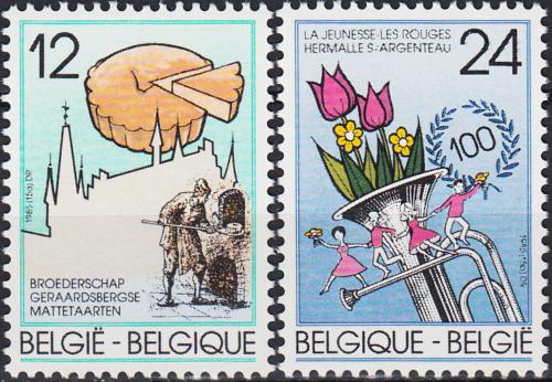 Potovn znmky Belgie 1985 Folklr Mi# 2236-37