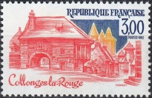 Potovn znmka Francie 1982 Collonges-la-Rouge Mi# 2348 - zvtit obrzek