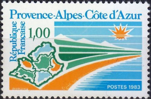 Potovn znmka Francie 1983 Provence-Alpes-Cte dAzur Mi# 2374 - zvtit obrzek