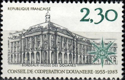 Potovn znmka Francie 1983 Celn muzeum v Bordeaux Mi# 2412