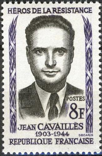 Potovn znmka Francie 1958 Jean Cavaillès Mi# 1193