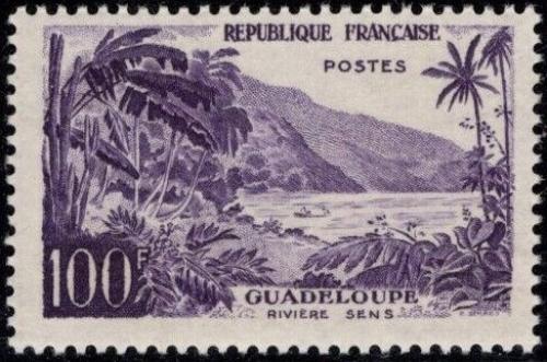 Potovn znmka Francie 1959 Guadeloupe Mi# 1234 Kat 28