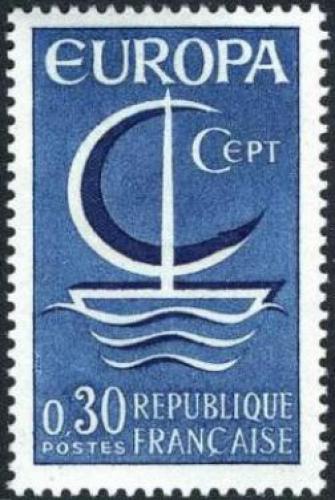 Potovn znmka Francie 1966 Evropa CEPT Mi# 1556