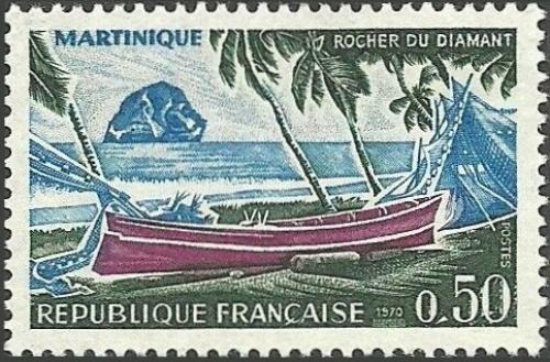 Potovn znmka Francie 1970 Martinik Mi# 1715