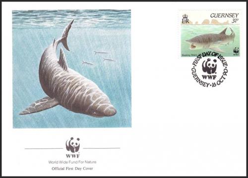 FDC Guernsey 1990 ralok velik, WWF 104 Mi# 499 - zvtit obrzek