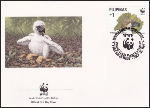 FDC Filipny 1991 Orel opi, WWF 115 Mi# 2038 - zvtit obrzek
