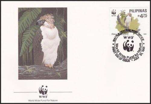 FDC Filipny 1991 Orel opi, WWF 115 Mi# 2039