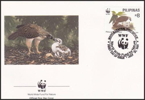 FDC Filipny 1991 Orel opi, WWF 115 Mi# 2041