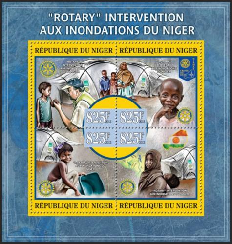 Potovn znmky Niger 2013 Rotary Intl. Mi# 2147-50 Kat 8