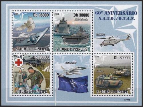 Potovn znmky Svat Tom 2009 NATO. 60. vro Mi# 4098-4101 Kat 11 - zvtit obrzek