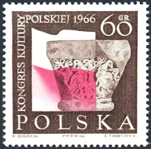 Potovn znmka Polsko 1966 Sjezd polsk kultury Mi# 1714