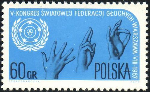 Potovn znmka Polsko 1967 Kongres neslycch ve Varav Mi# 1780