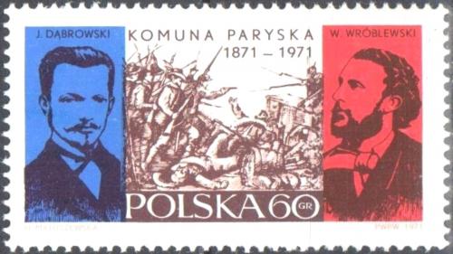 Potovn znmka Polsko 1971 Pask komuna, 100. vro Mi# 2066