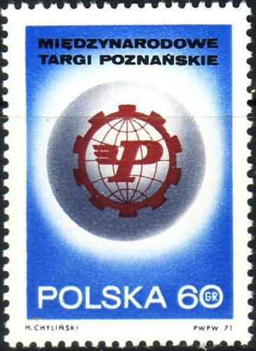Potovn znmka Polsko 1971 Mezinrodn veletrh v Poznani Mi# 2087