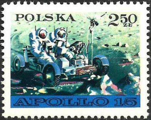 Potovn znmka Polsko 1971 Apollo 15 Mi# 2123