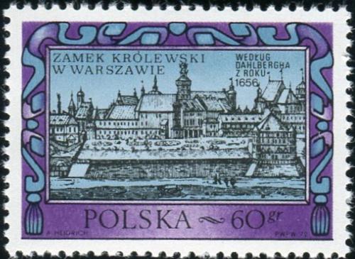 Potovn znmka Polsko 1972 Krlovsk zmek ve Varav Mi# 2202