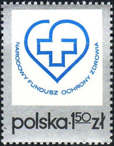 Potovn znmka Polsko 1975 Nrodn fond ochrany zdrav Mi# 2389