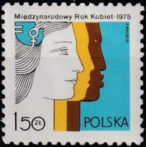 Potovn znmka Polsko 1975 Mezinrodn rok en Mi# 2397