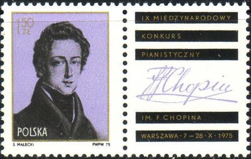 Potovn znmka Polsko 1975 Frdric Chopin Mi# 2408
