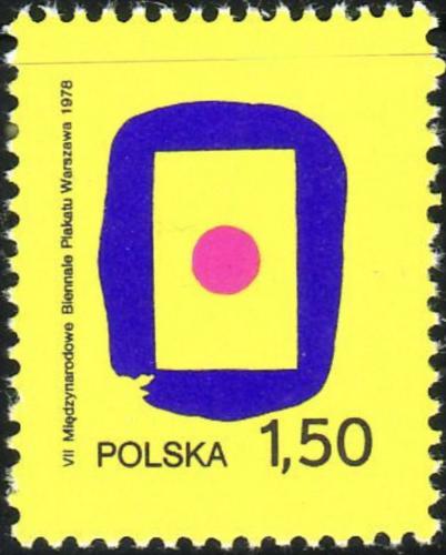 Potovn znmka Polsko 1978 Plakt, Wojciech Zamecznik Mi# 2559