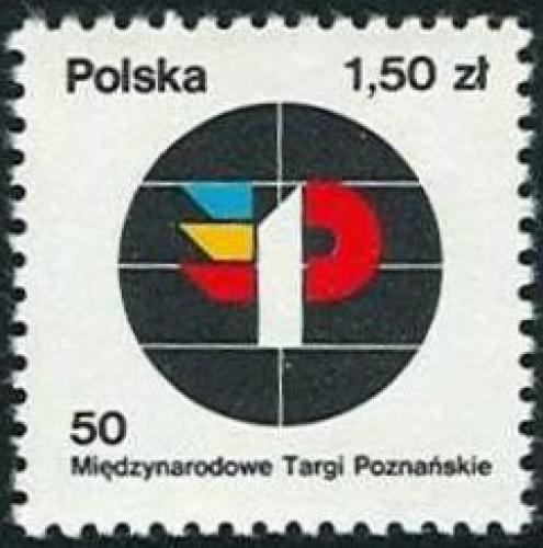 Potovn znmka Polsko 1978 Mezinrodn veletrh v Poznani, 50. vro Mi# 2560