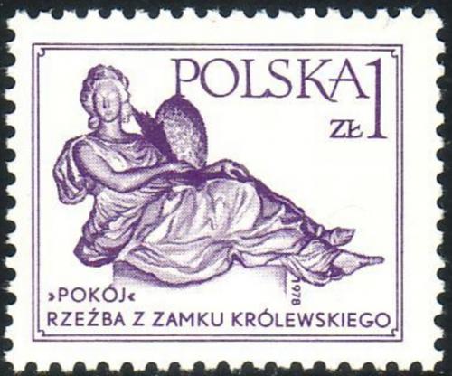 Potovn znmka Polsko 1978 Devn socha, Andrzej le Brun Mi# 2577