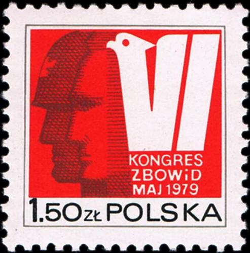 Potovn znmka Polsko 1979 Kongres bojovnk za svobodu Mi# 2626