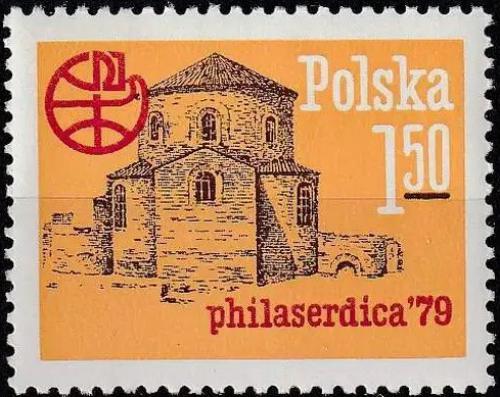 Potovn znmka Polsko 1979 Kostel v Sofii Mi# 2627