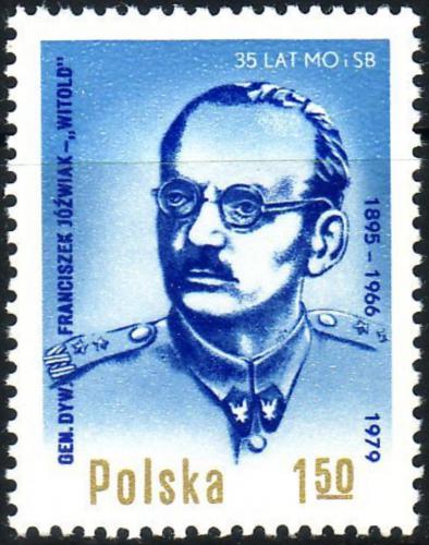 Potovn znmka Polsko 1979 Generl Franciszek Jwiak Mi# 2650