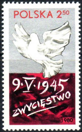 Potovn znmka Polsko 1980 Konec vlky, 35. vro Mi# 2684