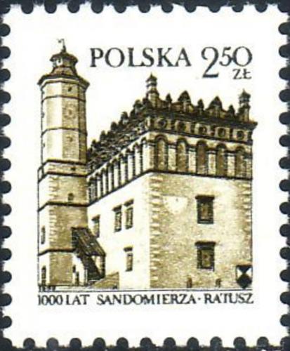 Potovn znmka Polsko 1980 Sandom, 1000. vro Mi# 2705