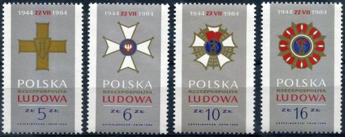 Potovn znmky Polsko 1984 dy Mi# 2926-29