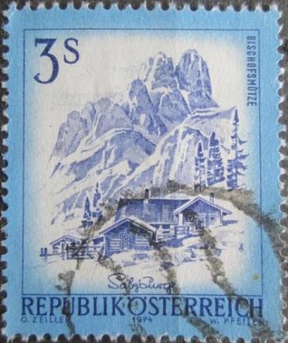 Potovn znmka Rakousko 1974 Bischofsmtze v poho Dachstein Mi# 1442