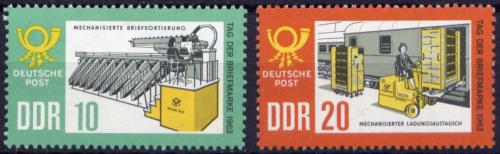 DDR 1963 Den znmek Mi# 998-99