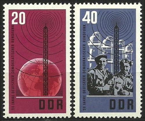 DDR 1965 Rádiové vysílání Mi# 1111-12
