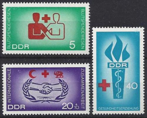 DDR 1966 Drcovstv krve Mi# 1207-09 - zvtit obrzek