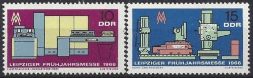 DDR 1966 Lipsk veletrh Mi# 1159-60 - zvtit obrzek