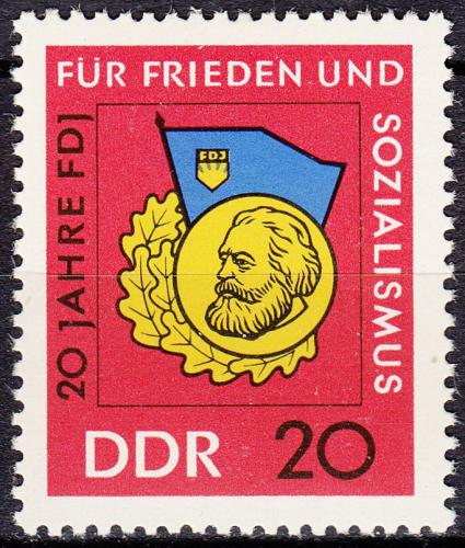DDR 1966 Organizace mldee Mi# 1167 - zvtit obrzek