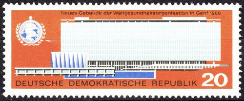 DDR 1966 sted WHO Mi# 1178