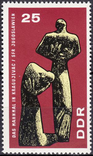 DDR 1967 Pamtnk v Kragujevaci Mi# 1311 - zvtit obrzek
