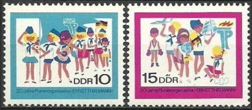 DDR 1968 Organizace mladých pionýrù Mi# 1432-33