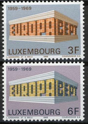 Poštovní známky Lucembursko 1969 Evropa CEPT Mi# 788-89