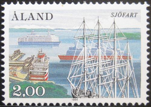 Poštovní známka Alandy 1984 Mariehamn Mi# 7