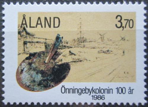 Poštovní známka Alandy 1986 Umìlecká kolonie, 100. výroèí Mi# 19 Kat 5€